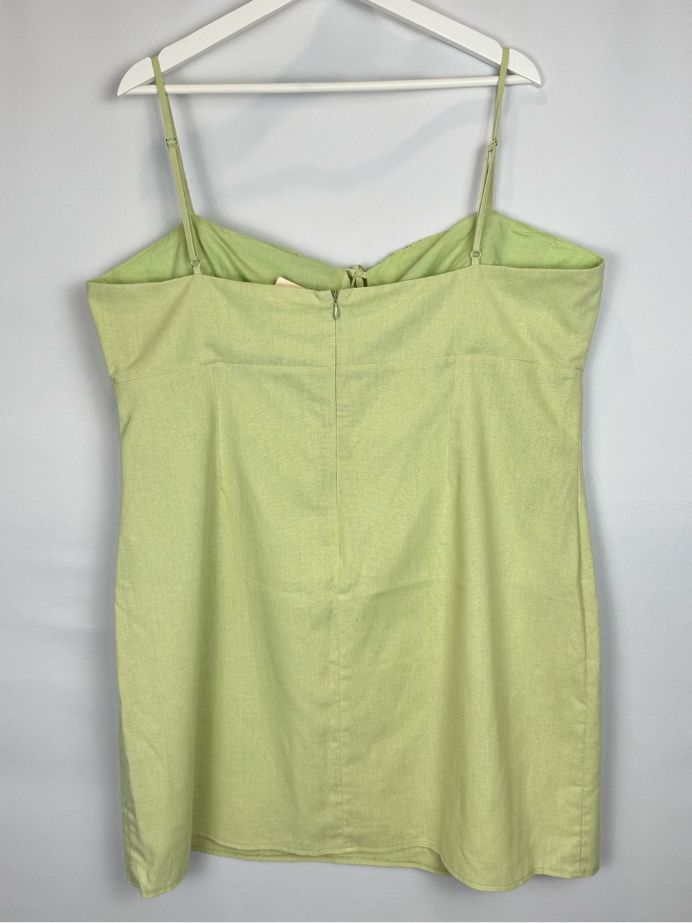 NWT Showpo Break Free With Me Sundress Mint Green Linen Cotton Size 16 Beach - Picture 5 of 12